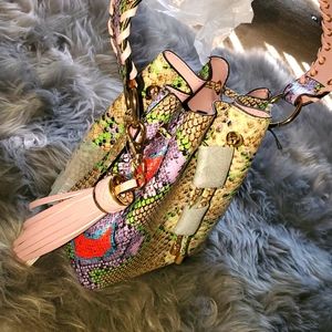 Beautiful Snake print spring summer bag